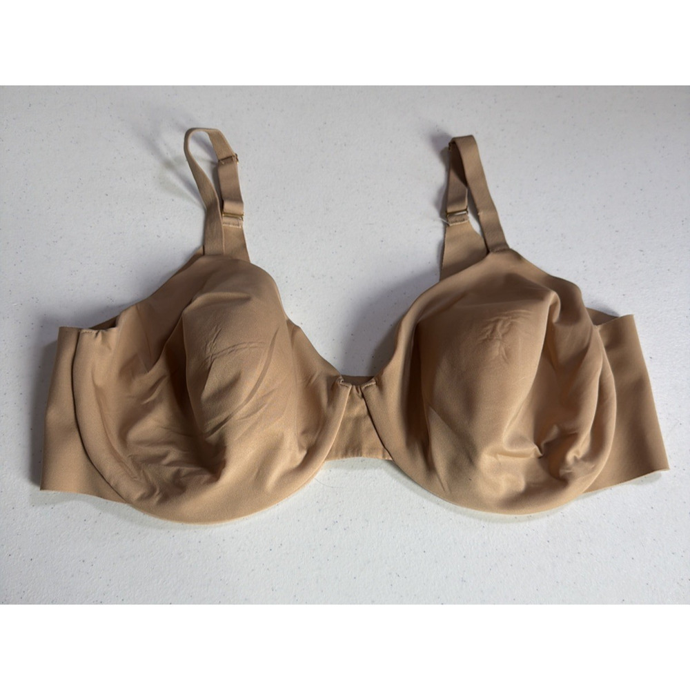 Soma unlined perfect Full Coverage Soft Tan 42DD womens bra romantic sexy